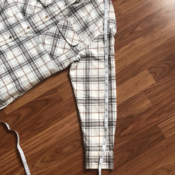 Abercrombie & Fitch Oversized Plaid Button Up Flannel Shirt Sz S - Picture 11 of 13